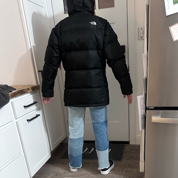 The NORTH FACE extended 550 down jacket women’s SMALL or girls XL - Picture 3 of 9